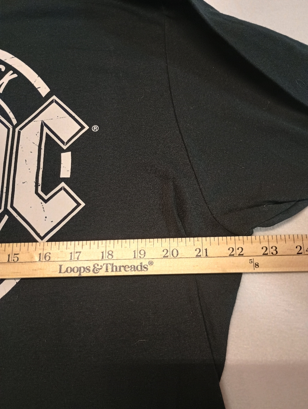 AC/DC Mens L Black 'Back In Black' World Tour Graphic Tee - Picture 4 of 5